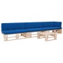 Muebles de palets 4 pzas y cojines madera pino impregnada de , Conjuntos de jardín - Ref: Foro24-3066754, Precio: 425,34 €, D...