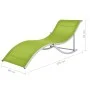 Tumbonas plegables 2 unidades textilene verde de vidaXL, Tumbonas - Ref: Foro24-47787, Precio: 245,82 €, Descuento: %