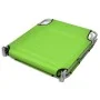 Folding steel sun lounger with apple green head cushion. by , Loungers - Ref: Foro24-41484, Price: 64,92 €, Discount: %