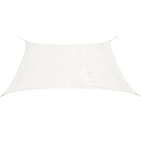 Toldo de vela rectangular HDPE 4x6 m blanco de , Sombrillas - Ref: Foro24-43017, Precio: 60,04 €, Descuento: %