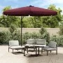 Sombrilla de jardín con palo de acero 300 cm burdeos de , Sombrillas - Ref: Foro24-47316, Precio: 106,26 €, Descuento: %