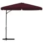 Sombrilla de jardín con palo de acero 300 cm burdeos de , Sombrillas - Ref: Foro24-47316, Precio: 106,26 €, Descuento: %