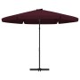 Sombrilla de jardín con palo de acero 300 cm burdeos de , Sombrillas - Ref: Foro24-47316, Precio: 109,17 €, Descuento: %