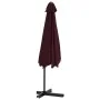 Sombrilla de jardín con palo de acero 300 cm burdeos de , Sombrillas - Ref: Foro24-47316, Precio: 106,26 €, Descuento: %