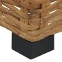 Mesita de ratán natural 47x47x28 cm de vidaXL, Sofás modulares de exterior - Ref: Foro24-286282, Precio: 89,20 €, Descuento: %