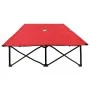 Tumbona doble plegable acero roja de , Tumbonas - Ref: Foro24-47761, Precio: 114,20 €, Descuento: %