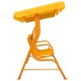 Banco balancín para niños tela amarillo 115x75x110 cm de , Balancines de jardín - Ref: Foro24-48098, Precio: 111,10 €, Descue...