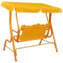 Banco balancín para niños tela amarillo 115x75x110 cm de , Balancines de jardín - Ref: Foro24-48098, Precio: 111,10 €, Descue...