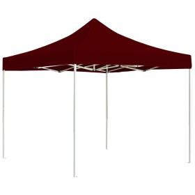 Carpa plegable profesional de aluminio color burdeos 2x2 m de , Carpas y cenadores - Ref: Foro24-48928, Precio: 139,91 €, Des...