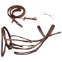 Brida Flash de Cuero Marrón con Riendas y Bocado (Poni) de , Cabezadas - Ref: Foro24-90892, Precio: 43,56 €, Descuento: %