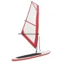 Tabla de paddle surf inflable con vela roja y blanca de , Paddleboards - Ref: Foro24-92209, Precio: 576,77 €, Descuento: %