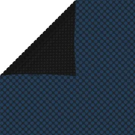 Cubierta solar de piscina de PE flotante negro y azul 400x200cm de , Cubiertas para piscina - Ref: Foro24-92986, Precio: 37,2...