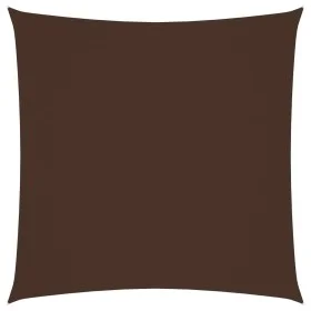 Toldo de vela cuadrado tela Oxford marrón 4x4 m de , Sombrillas - Ref: Foro24-135799, Precio: 52,44 €, Descuento: %