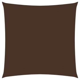 Toldo de vela cuadrado tela Oxford marrón 4x4 m de , Sombrillas - Ref: Foro24-135799, Precio: 43,54 €, Descuento: %
