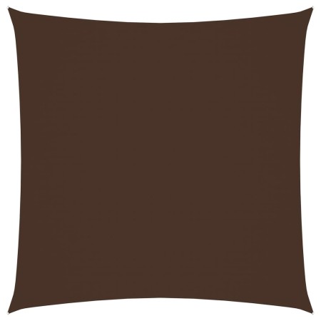 Toldo de vela cuadrado tela Oxford marrón 4x4 m de , Sombrillas - Ref: Foro24-135799, Precio: 43,54 €, Descuento: %