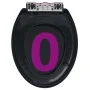 Tapa de váter cierre suave y desenganche rápido negra de , Asientos de inodoros y bidés - Ref: Foro24-145016, Precio: 25,31 €...