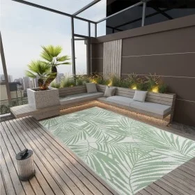Alfombra de exterior PP verde 140x200 cm de , Protectores para exterior - Ref: Foro24-316908, Precio: 33,87 €, Descuento: %