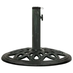 Base de sombrilla de hierro fundido verde 40x40x32 cm de , Bases para sombrillas - Ref: Foro24-317765, Precio: 60,83 €, Descu...