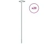 Tutores para plantas 20 unidades acero verde oscuro 40 cm de , Enrejados y soportes para plantas - Ref: Foro24-319362, Precio...