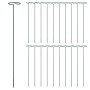 Tutores para plantas 20 unidades acero verde oscuro 40 cm de , Enrejados y soportes para plantas - Ref: Foro24-319362, Precio...