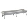 Bandeja para barbacoa acero inoxidable plateado 158x42x31 cm de , Barbacoas - Ref: Foro24-319968, Precio: 123,55 €, Descuento: %