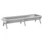 Bandeja para barbacoa acero inoxidable plateado 158x42x31 cm de , Barbacoas - Ref: Foro24-319968, Precio: 113,28 €, Descuento: %