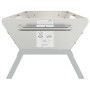 Bandeja para barbacoa acero inoxidable plateado 158x42x31 cm de , Barbacoas - Ref: Foro24-319968, Precio: 123,55 €, Descuento: %