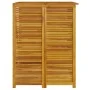 Cobertizo para cubo de basura madera maciza acacia 70x89x117 cm de , Soportes para contenedores de residuos - Ref: Foro24-360...
