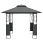 Cenador con tejado acero gris antracita 300x300x270 cm de , Carpas y cenadores - Ref: Foro24-360141, Precio: 213,52 €, Descue...