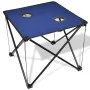 Mesa azúl plegable para camping de , Mobiliario de camping - Ref: Foro24-41490, Precio: 22,26 €, Descuento: %