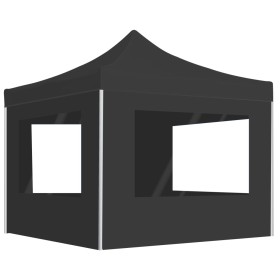 Carpa plegable profesional con paredes aluminio antracita 3x3 m de , Carpas y cenadores - Ref: Foro24-45488, Precio: 188,28 €...