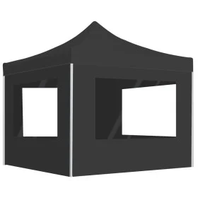 Professional folding tent with anthracite aluminum walls 3x3 m by , Tents and gazebos - Ref: Foro24-45488, Price: 219,01 €, D...