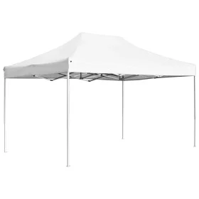 White 4.5x3 m professional folding aluminum tent by , Tents and gazebos - Ref: Foro24-45495, Price: 224,01 €, Discount: %