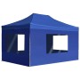 Carpa plegable profesional con paredes aluminio azul 4,5x3 m de , Carpas y cenadores - Ref: Foro24-45497, Precio: 295,95 €, D...