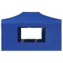 Carpa plegable profesional con paredes aluminio azul 4,5x3 m de , Carpas y cenadores - Ref: Foro24-45497, Precio: 295,95 €, D...