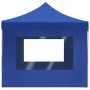 Carpa plegable profesional con paredes aluminio azul 4,5x3 m de , Carpas y cenadores - Ref: Foro24-45497, Precio: 295,95 €, D...
