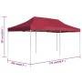 Carpa plegable profesional de aluminio rojo vino tinto 6x3m de , Carpas y cenadores - Ref: Foro24-45504, Precio: 242,90 €, De...