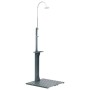 Ducha de jardín de madera gris antracita de vidaXL, Accesorios para piscinas y spa - Ref: Foro24-48208, Precio: 118,82 €, Des...