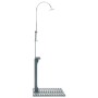 Ducha de jardín de madera gris antracita de vidaXL, Accesorios para piscinas y spa - Ref: Foro24-48208, Precio: 118,82 €, Des...