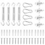 Juego de accesorios para toldo de vela 12 pzas acero inoxidable de , Acessorios para toldos - Ref: Foro24-310245, Precio: 30,...