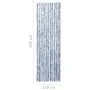 Cortina mosquitera chenilla plateado 118x220 cm de , Mosquiteras para ventanas - Ref: Foro24-315140, Precio: 71,62 €, Descuen...