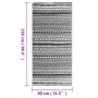 Alfombra de exterior PP negra 80x250 cm de , Protectores para exterior - Ref: Foro24-316920, Precio: 29,79 €, Descuento: %