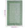 Alfombra de exterior PP verde 140x200 cm de , Protectores para exterior - Ref: Foro24-316957, Precio: 32,05 €, Descuento: %