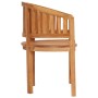 Silla banana de madera maciza de teca de vidaXL, Sillas de jardín - Ref: Foro24-48018, Precio: 180,90 €, Descuento: %