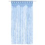 Cortina de macramé algodón azul 140x240 cm de , Cortinas y visillos - Ref: Foro24-323989, Precio: 42,56 €, Descuento: %