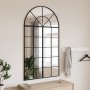 Espejo de pared arco de hierro negro 80x140 cm de , Espejos - Ref: Foro24-3200609, Precio: 178,81 €, Descuento: %