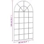 Espejo de pared arco de hierro negro 80x140 cm de , Espejos - Ref: Foro24-3200609, Precio: 177,68 €, Descuento: %