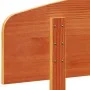 Bettkopfteil aus massivem, wachsbraunem Kiefernholz, 150 cm von , Kopf- und Fußteile - Ref: Foro24-842501, Preis: 44,14 €, Ra...
