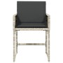 Sillones de jardín con cojines 4 uds ratán sintético gris claro de , Sillas de jardín - Ref: Foro24-365005, Precio: 173,27 €,...