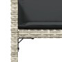 Sillones de jardín con cojines 4 uds ratán sintético gris claro de , Sillas de jardín - Ref: Foro24-365005, Precio: 173,27 €,...
